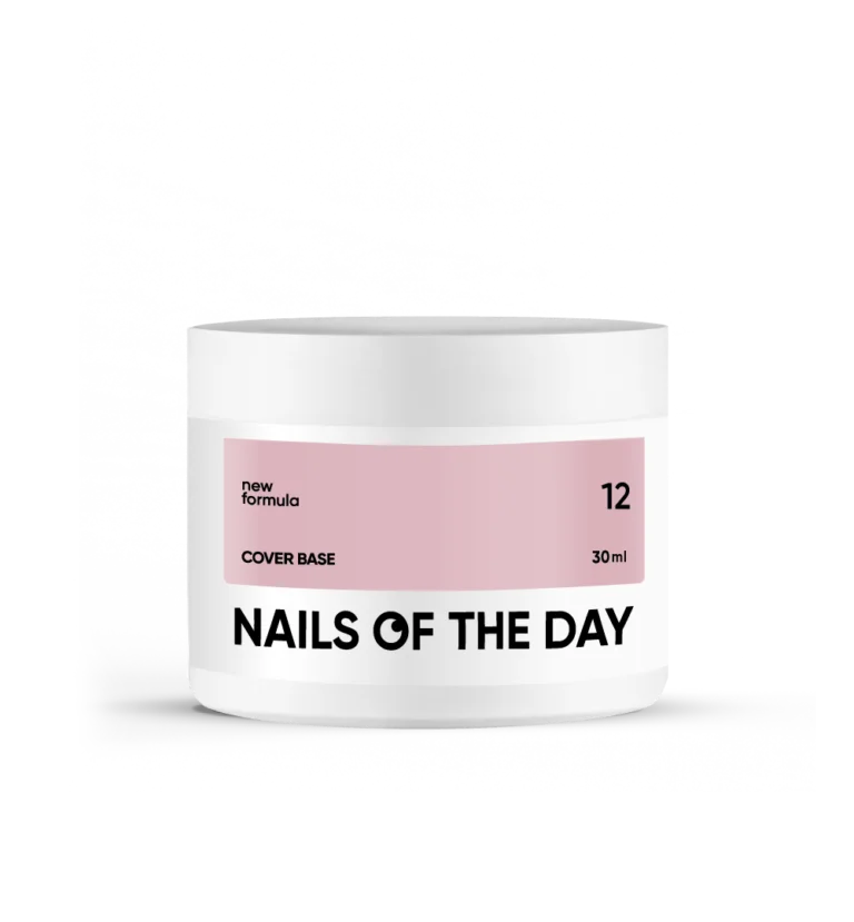 Nails of the day - Cover base 30 ml NEW Formula 12 камуфлююче базове покриття для нігтів