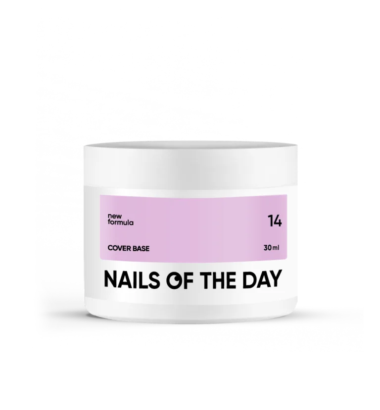 Nails of the day - Cover base 30 ml NEW Formula 14 камуфлююче базове покриття для нігтів