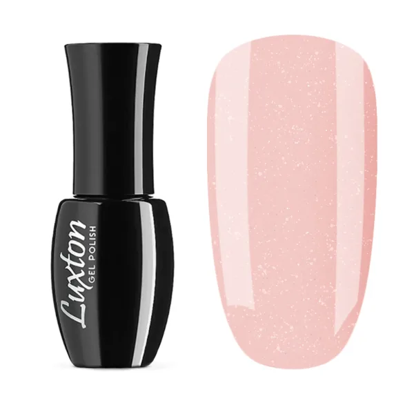 LUXTON - CAMOUFLAGE BASE NEGLIGE. pastel pink with shimmer No, 17, 10ML - בייס כאבר ניגליג 10 מל ורוד פסטל עם שימר - מס, 17