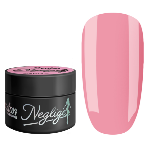 LUXTON - CAMOUFLAGE BASE NEGLIGE. warm pink No, 19, 30ML - בייס כאבר ניגליג 30 מל ורוד חם - מס, 19