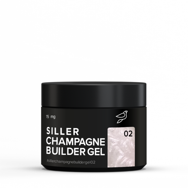 Siller - Гель для нарощування нігтів Champagne Builder Gel №02, 15 мл