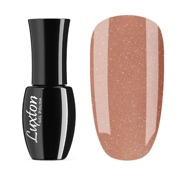 LUXTON - CAMOUFLAGE BASE NEGLIGE. Caramel with shimmers No, 27, 10ML - בייס כאבר ניגליג 10 מל קרמל עם שימר - מס, 27