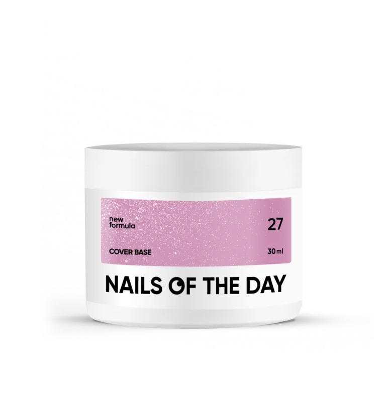 Nails of the day - Cover base 30 ml NEW Formula 27 камуфлююче базове покриття для нігтів