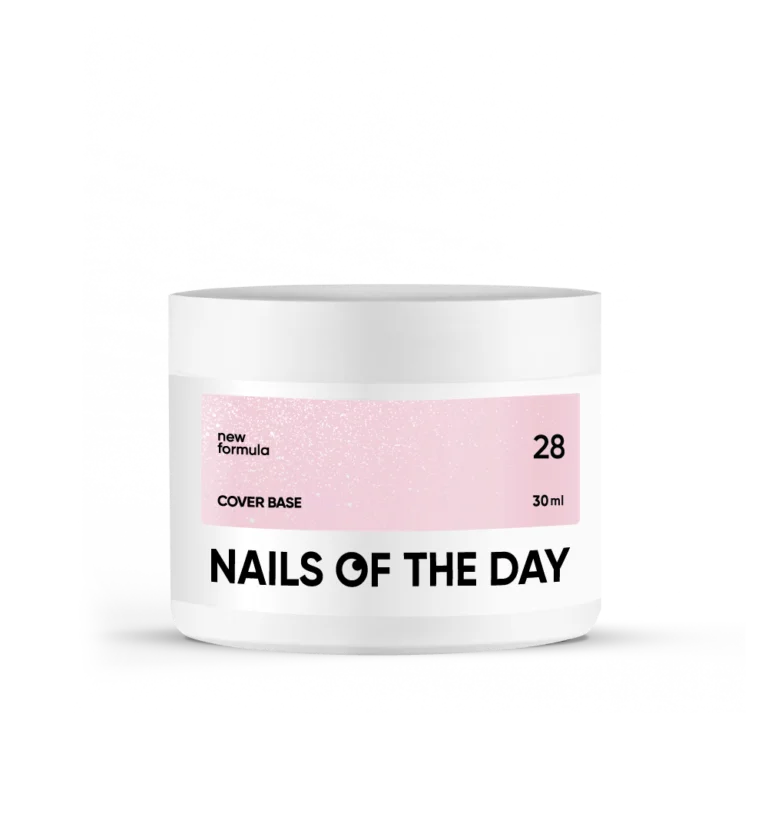 Nails of the day - Cover base 30 ml NEW Formula 28 камуфлююче базове покриття для нігтів