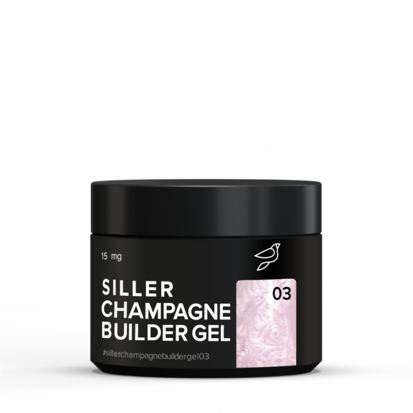 Siller - Гель для нарощування нігтів Champagne Builder Gel №03, 15 мл