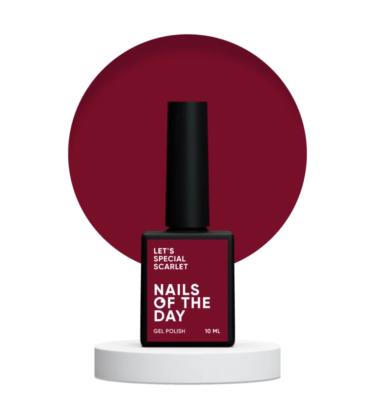 NAILSOFTHEDAY - Let's special Scarlet - гель–лак для нігтів, що перекриває в один шар, 10 мл