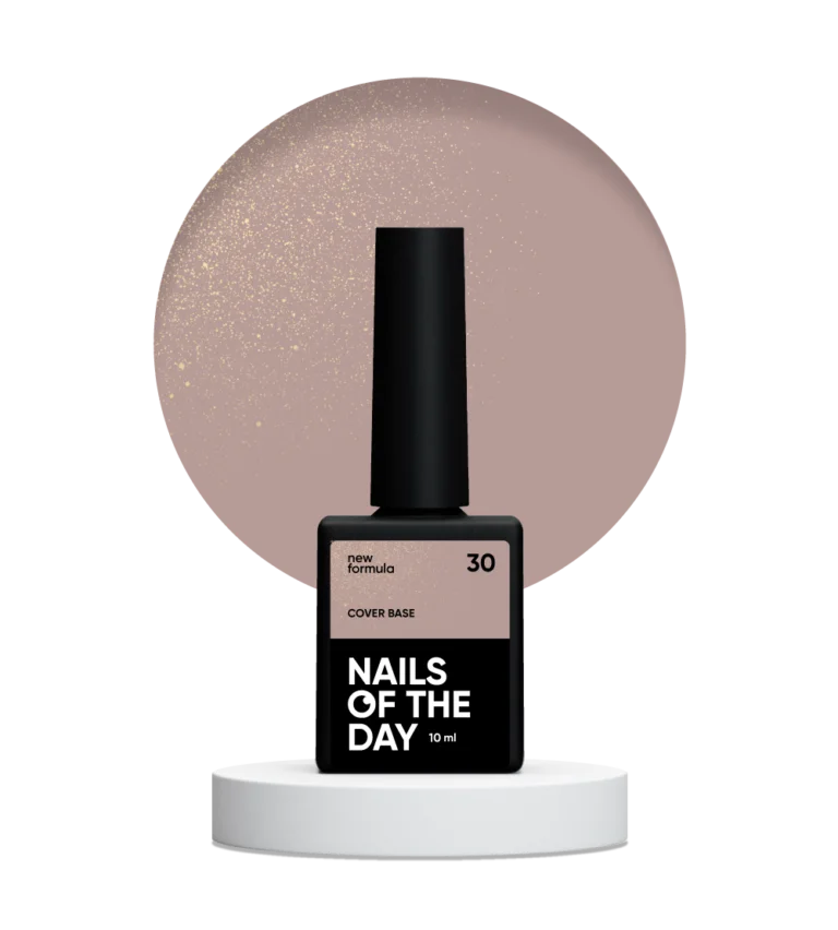 Nails of the day - Cover base 10 ml NEW Formula 30 камуфлююче базове покриття для нігтів