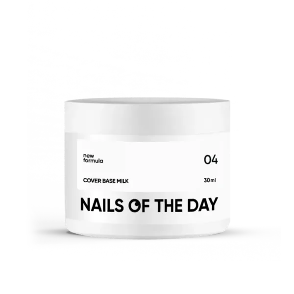 Nails of the day - Cover base NEW Formula MILK 04, 30 ml камуфлююче базове покриття для нігтів