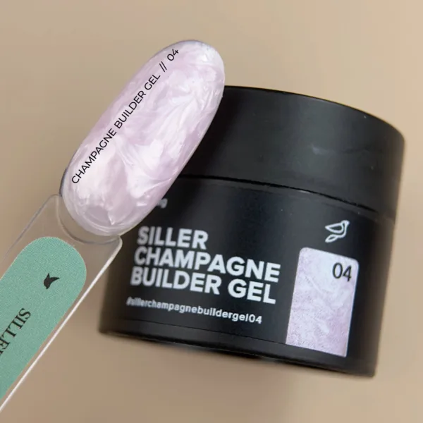Siller - Гель для нарощування нігтів Champagne Builder Gel №04, 15 мл - Image 2