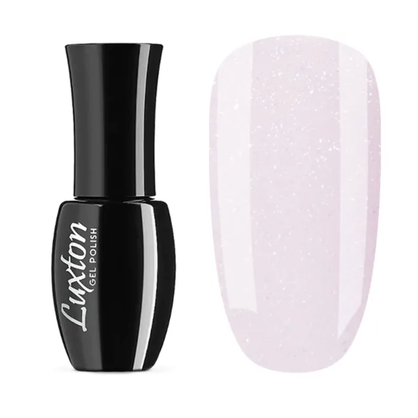 LUXTON - CAMOUFLAGE BASE NEGLIGE. light pink with shimmer No, 4, 10 ML - בייס כאבר ניגליג 10 מל ורוד בהיר שימר - מס, 04