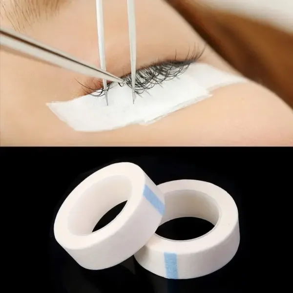 Tape for eyelash extension, lamination and correction -  white 1.2cm