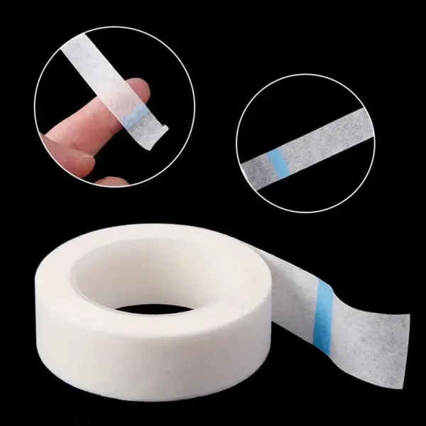 Tape for eyelash extension, lamination and correction -  white 1.2cm - Image 2