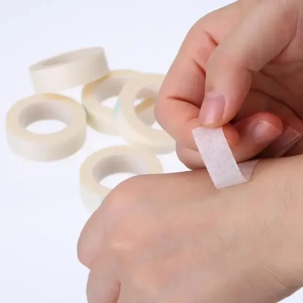 Tape for eyelash extension, lamination and correction -  white 1.2cm - Image 3