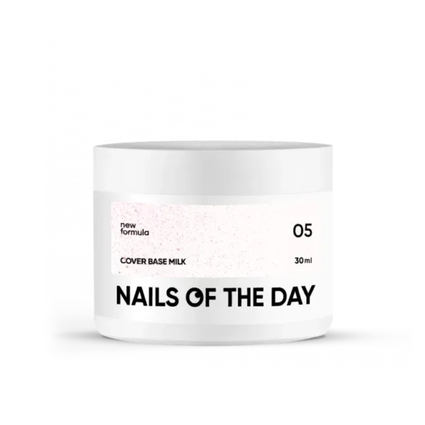 Nails of the day - Cover base NEW Formula MILK 05, 30 ml камуфлююче базове покриття для нігтів