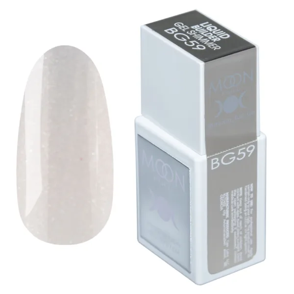 MOON FULL - Рідкий гель для зміцнення та моделювання нігтів LIQUID BUILDER GEL NO. BG59, 15 ML