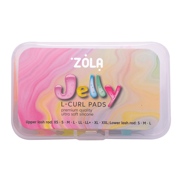 ZOLA - Rollers for laminating Jelly L-Curl for upper and lower eyelashes - גלילים ללמינציה Jelly L-Curl לריסים עליונים ותחתונים