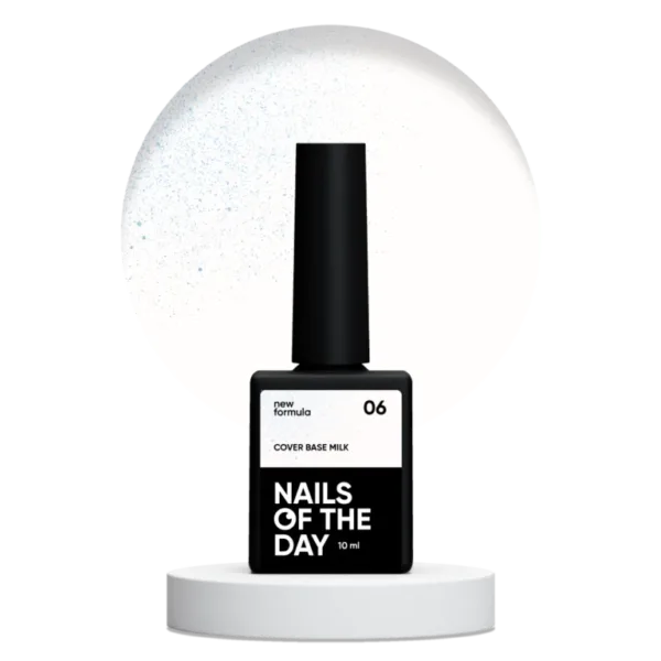 Nails of the day - Cover base NEW Formula MILK 06, 10 ml камуфлююче базове покриття для нігтів