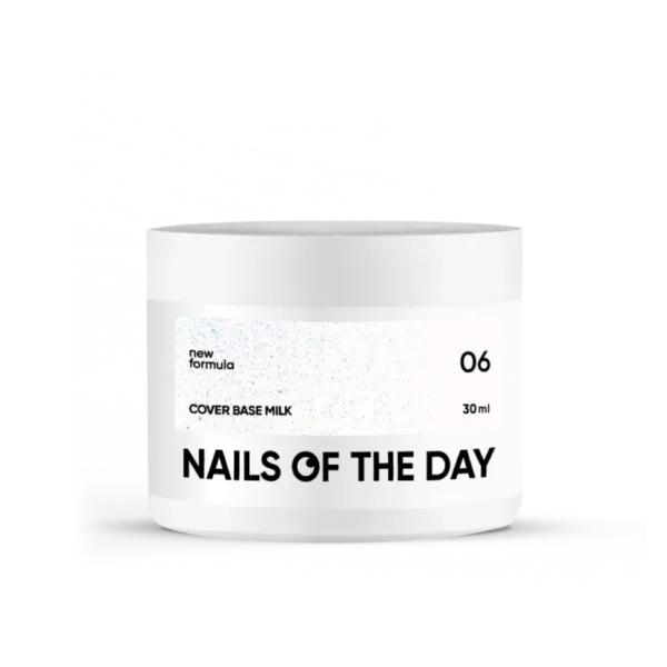 Nails of the day - Cover base NEW Formula MILK 06, 30 ml камуфлююче базове покриття для нігтів