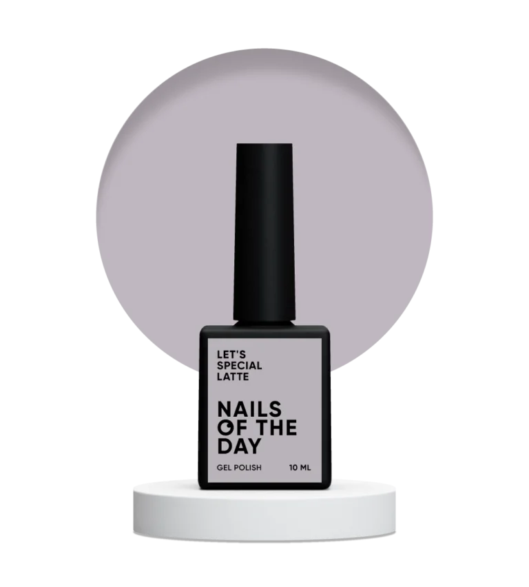 NAILSOFTHEDAY - Let's special Latte - beige-caramel gel polish, 10 ml - לק ג'ל סתיו 2024 צבע לאטה - בז'-קרמל 10 מל