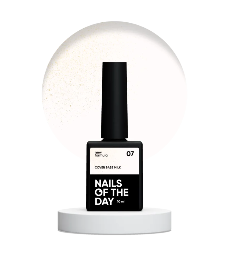 Nails of the day - Cover base NEW Formula MILK 07, 10 ml камуфлююче базове покриття для нігтів