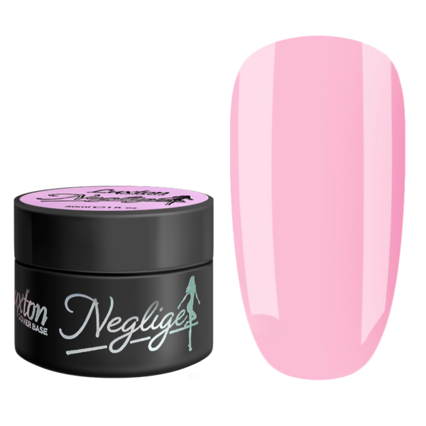 LUXTON - CAMOUFLAGE BASE NEGLIGE. floral pink No, 9, 30 ML - בייס כאבר ניגליג 30 מל ורוד פרחוני - מס, 09