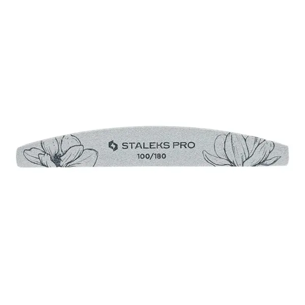 STALEKS - Half-moon mineral file Expert 40 100/180 grit 1 PCS - Image 2