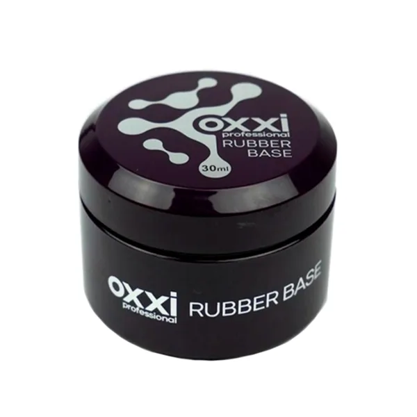 База каучукова для гель-лаку Oxxi Professional Grand Rubber Base, 30 м широка баночка