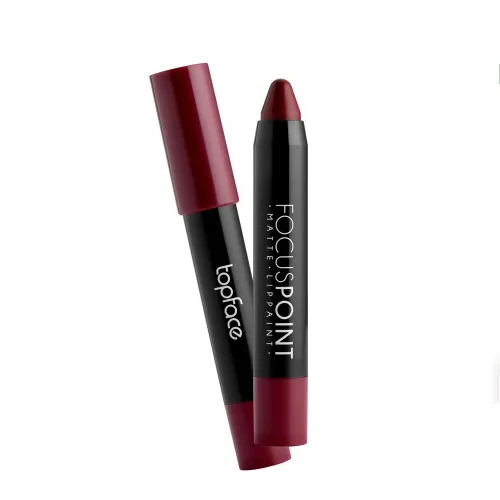 Topface - matte lip pencil (3.5 g) "Focus Point - Matte Lippaint" No, 10 - שפתון עיפרון שפתיים מט קטיפה - מס, 10