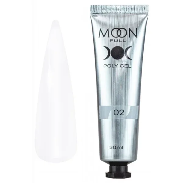 Moon Full - Гель для нігтів POLY GEL №02, 30 мл (туба)
