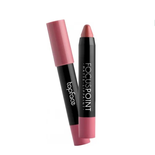 Topface - matte lip pencil (3.5 g) "Focus Point - Matte Lippaint" No, 02 - שפתון עיפרון שפתיים מט קטיפה - מס, 02