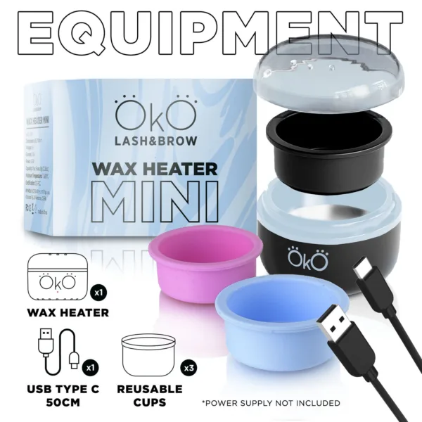 OKO - Mini Wax Heater Black - מחמם שעווה מיני צבע שחור - Image 4