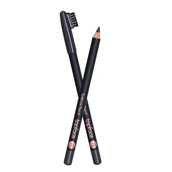 TopFace - Eyebrow pencil with a brush graphite 003 - עיפרון גבות צבע - גרפיט 003