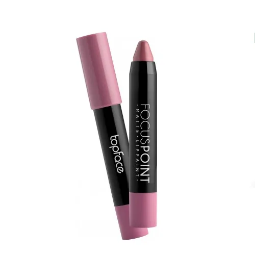 Topface - matte lip pencil (3.5 g) "Focus Point - Matte Lippaint" No, 03 - שפתון עיפרון שפתיים מט קטיפה - מס, 03