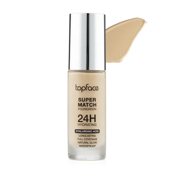 Topface - Tonal cream TopFace "Super Match 24H Foundation" (30 ml) True Beige No, 03 - קרם טונל 30 מל בז' אמיתי - מס, 03
