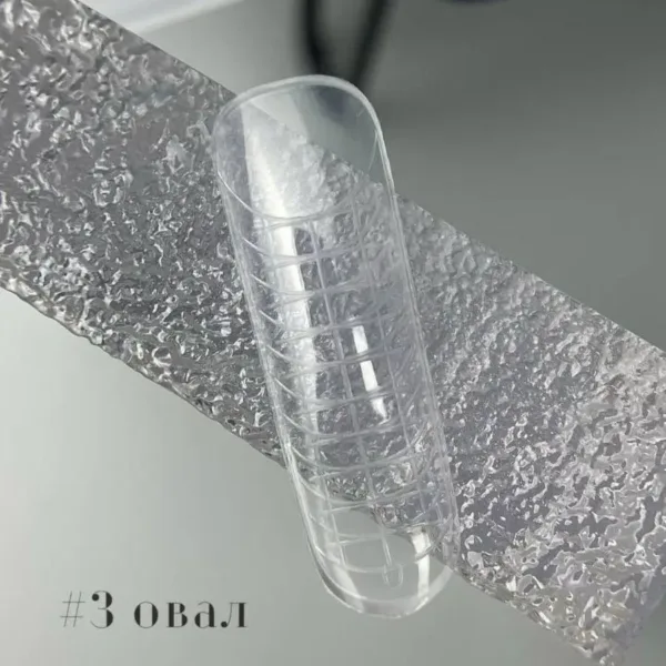 RichcoloR - Top forms for extensions 120 pcs, Oval No. 3 - תבניות לבנייה עליונה אובלי, 120 יחידות - מס, 03