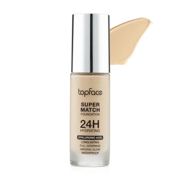Topface - Tonal cream TopFace "Super Match 24H Foundation" (30 ml) Medium No, 04 - קרם טונל 30 מל בינוני - מס, 04
