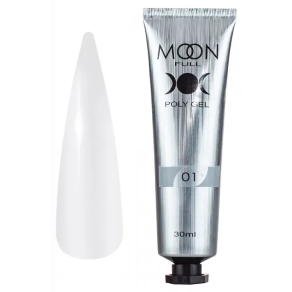 Moon Full - Гель для нігтів POLY GEL №01, 30 мл (туба)