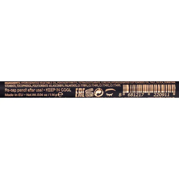 TopFace - Eyebrow pencil with a brush brown 002 - עיפרון גבות צבע - חום 002 - Image 4
