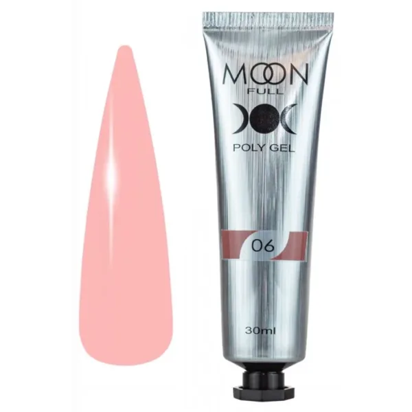 Moon Full - Гель для нігтів POLY GEL №06, 30 мл (туба)