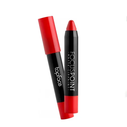 Topface - matte lip pencil (3.5 g) "Focus Point - Matte Lippaint" No, 06 - שפתון עיפרון שפתיים מט קטיפה - מס, 06