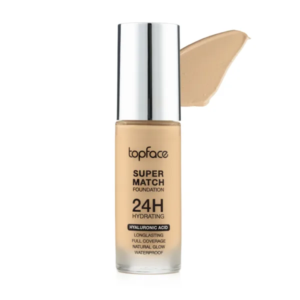 Topface - Tonal cream TopFace "Super Match 24H Foundation" (30 ml) Neutral No, 06 - קרם טונל 30 מל טבעי - מס, 06