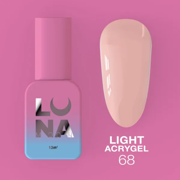 LUNA MOON - Рідкий Гель Light Acrygel 13ml  № 68