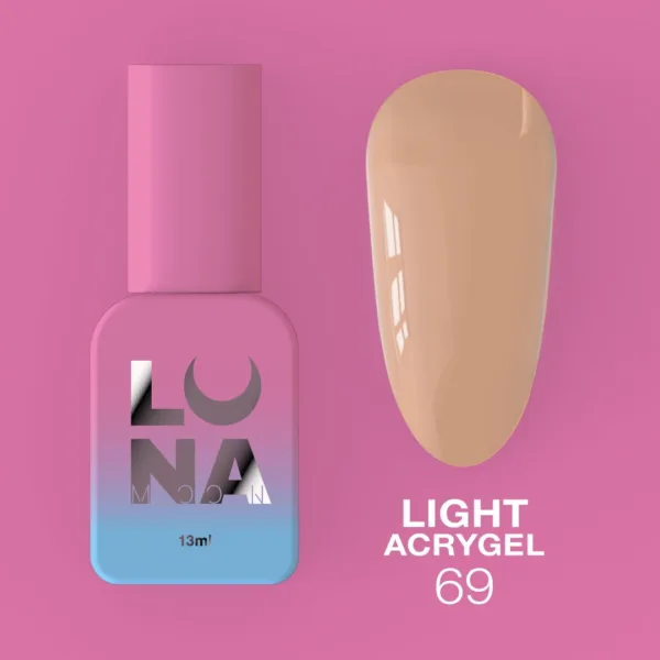 LUNA MOON - Рідкий Гель Light Acrygel 13ml  № 69