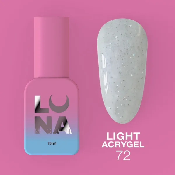 LUNA MOON - Рідкий Гель Light Acrygel 13ml  № 72