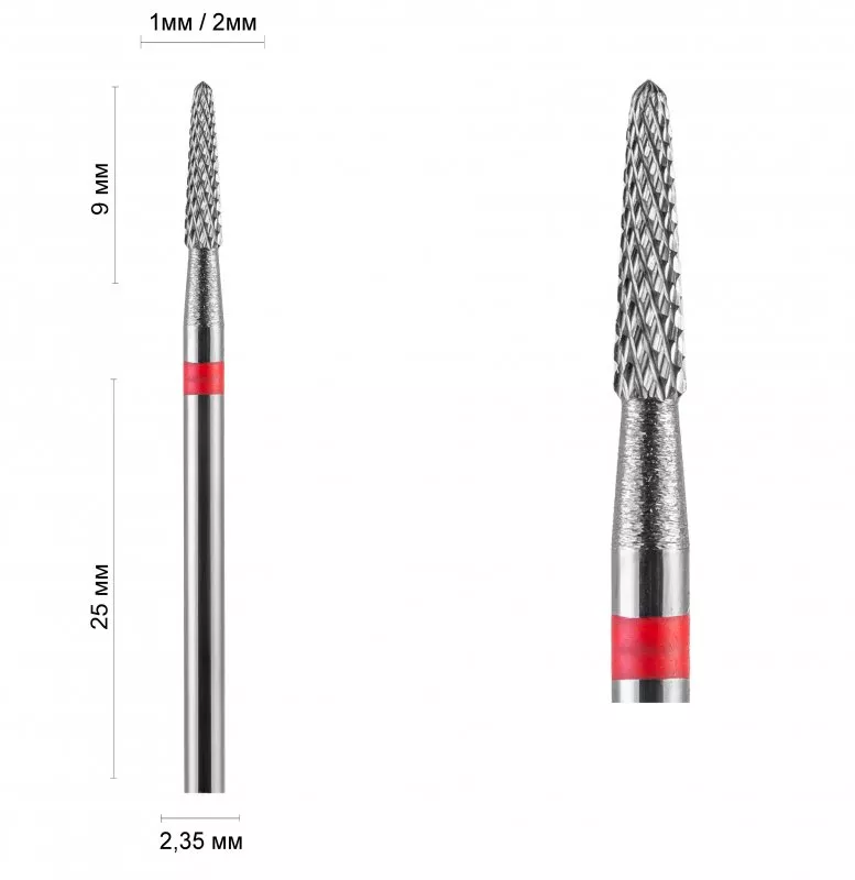 Carbide cutter "Cone small" (red)