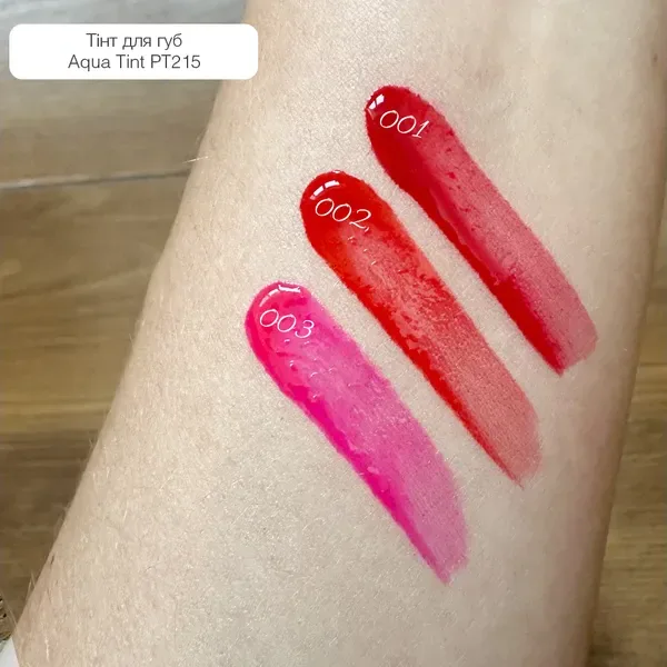 Topface - Liquid lipstick Topface "Aqua Tint Lip & Cheek" (10 ml) Red Berry Jam No, 03 - טינט שפתיים ריבת רד ברי - מס, 03 - Image 2