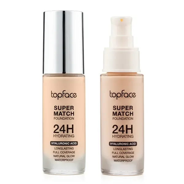Topface - Tonal cream TopFace "Super Match 24H Foundation" (30 ml) Medium No, 04 - קרם טונל 30 מל בינוני - מס, 04 - Image 4