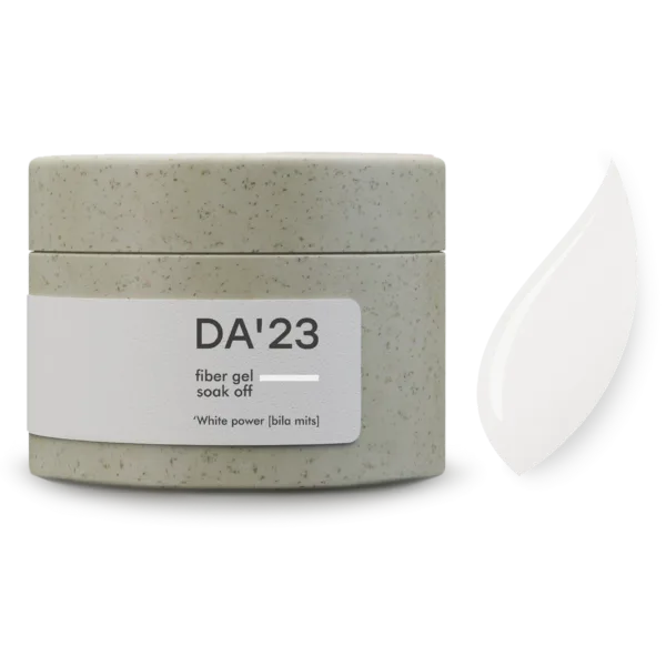 DA'23 - Fiber Gel 'White power [ bila mits' ] , 30 мл