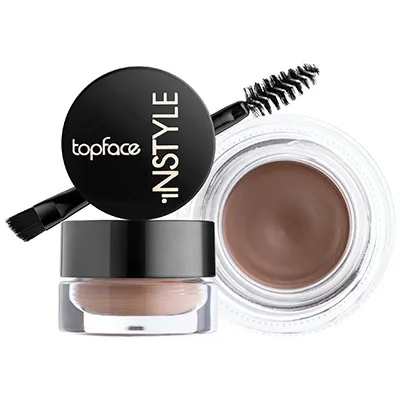 TopFace - eyebrow gel "Instyle - Eyebrow gel" (3.5 g) - 02 Taupe