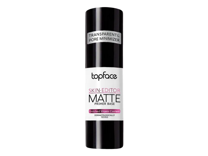TopFace - Base for make-up "Skin Editor - Mate Primer Base" (002) - Transparent and reducing pores (31 ml) - פריימר בסיס 31 מל - 002